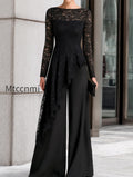 lace-overlay-asymmetric-wide-leg-jumpsuit