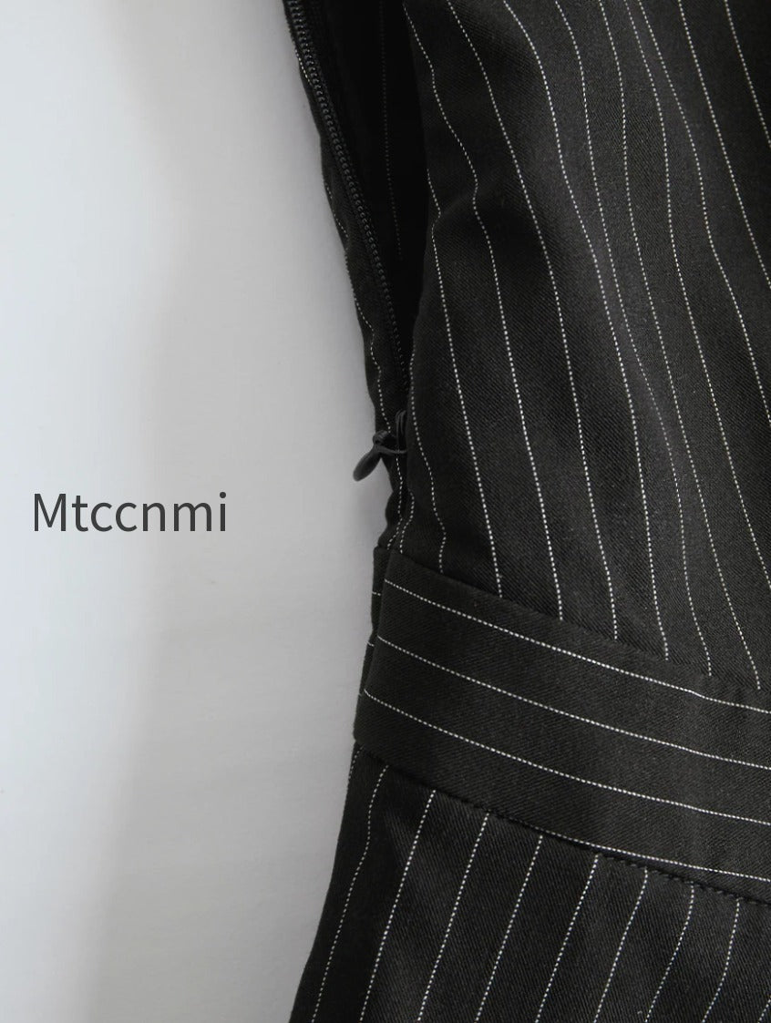 black-pinstripe-suspender-wide-leg-jumpsuit