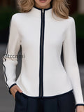 contrast-trim-ribbed-knit-zip-up-cardigan-jacket