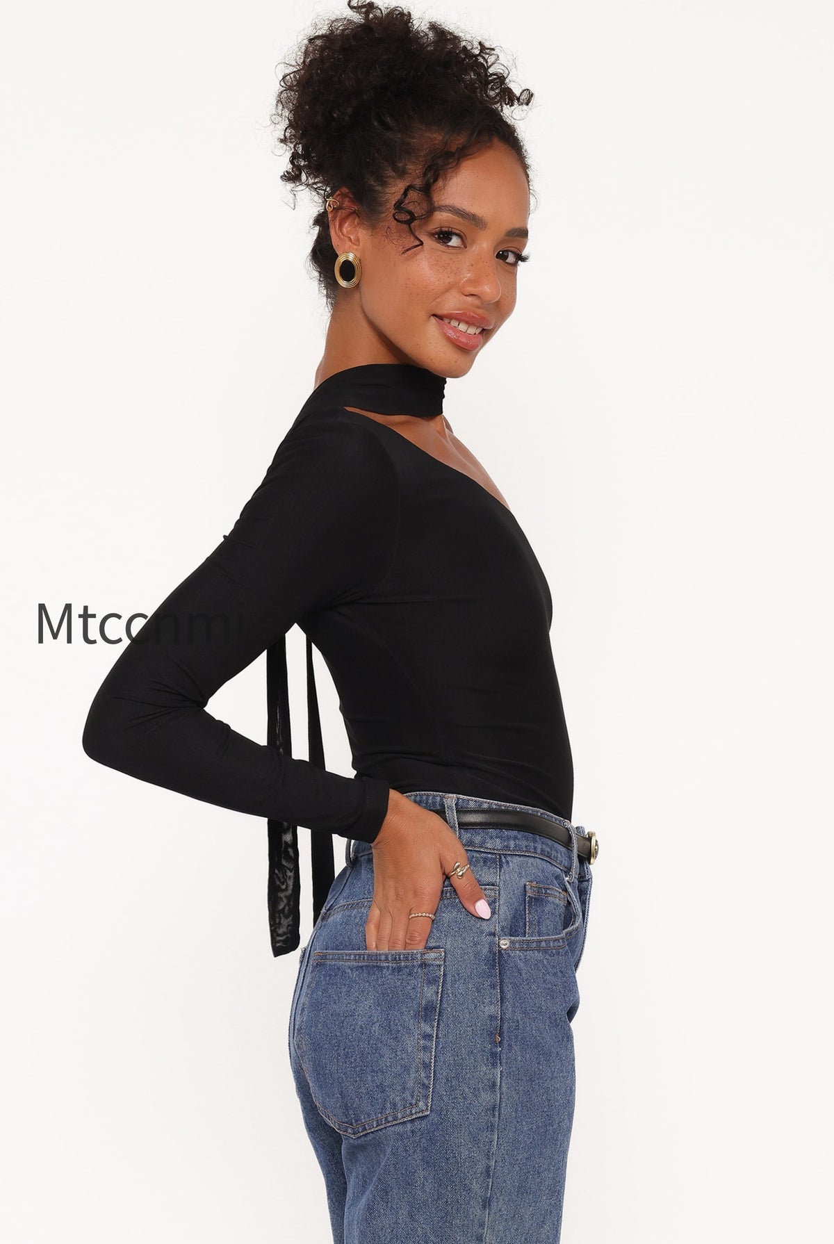 carlie-mesh-one-shoulder-top-black