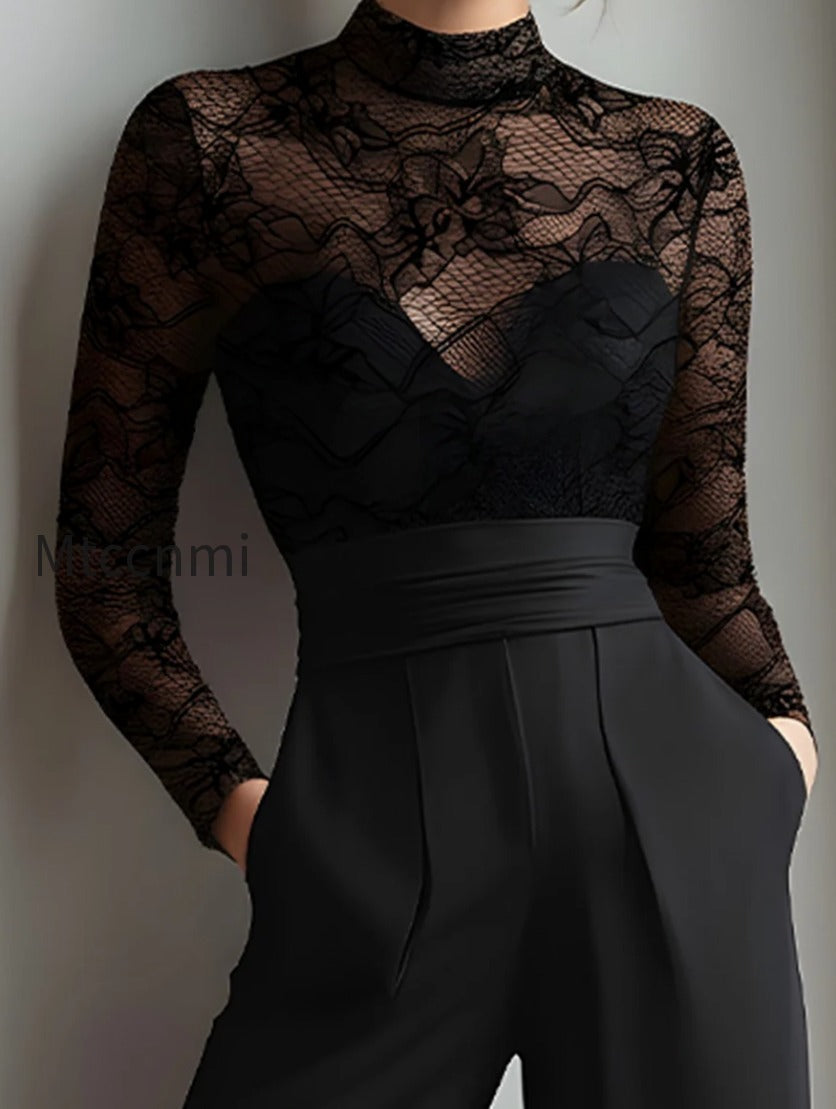 black-lace-illusion-bodice-wide-leg-evening-jumpsuit