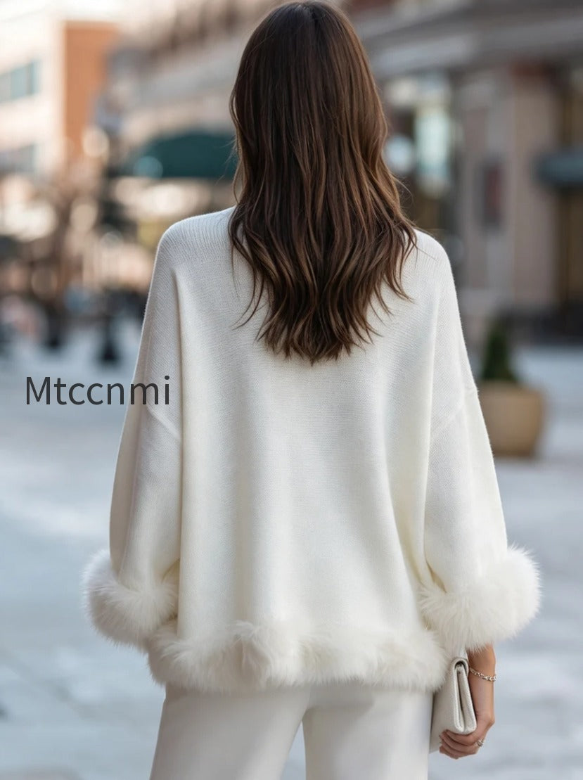 elegant-faux-fur-trimmed-knit-sweater