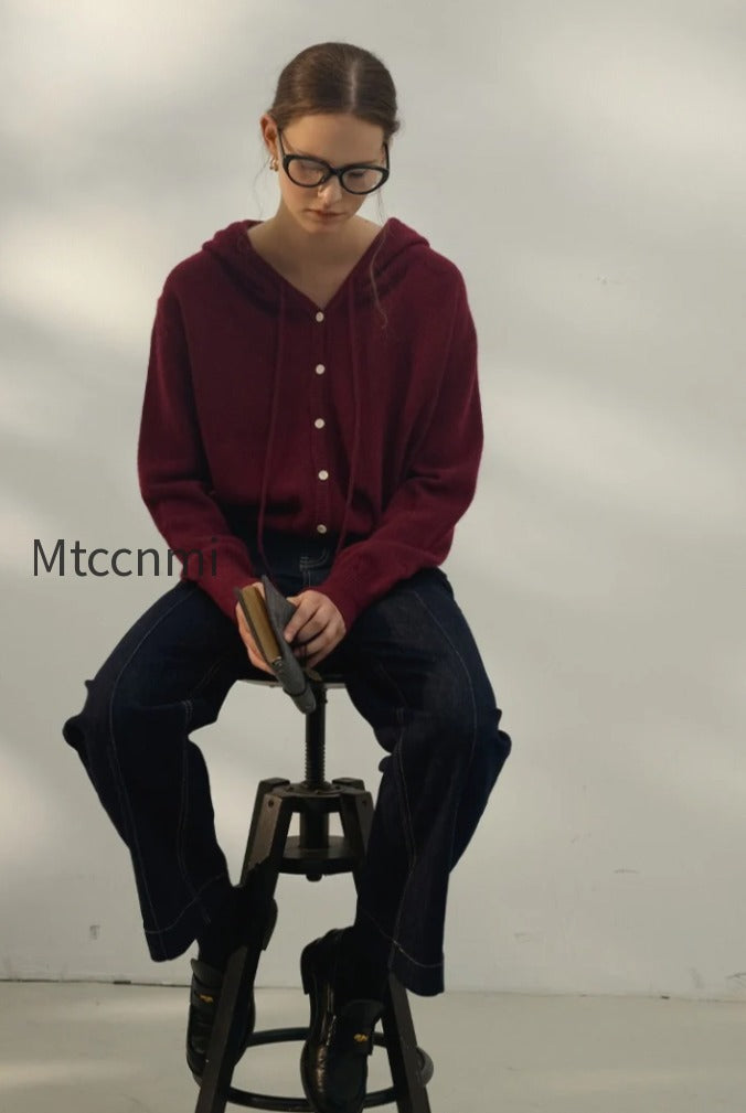 Cropped Single Breasted Cardigan