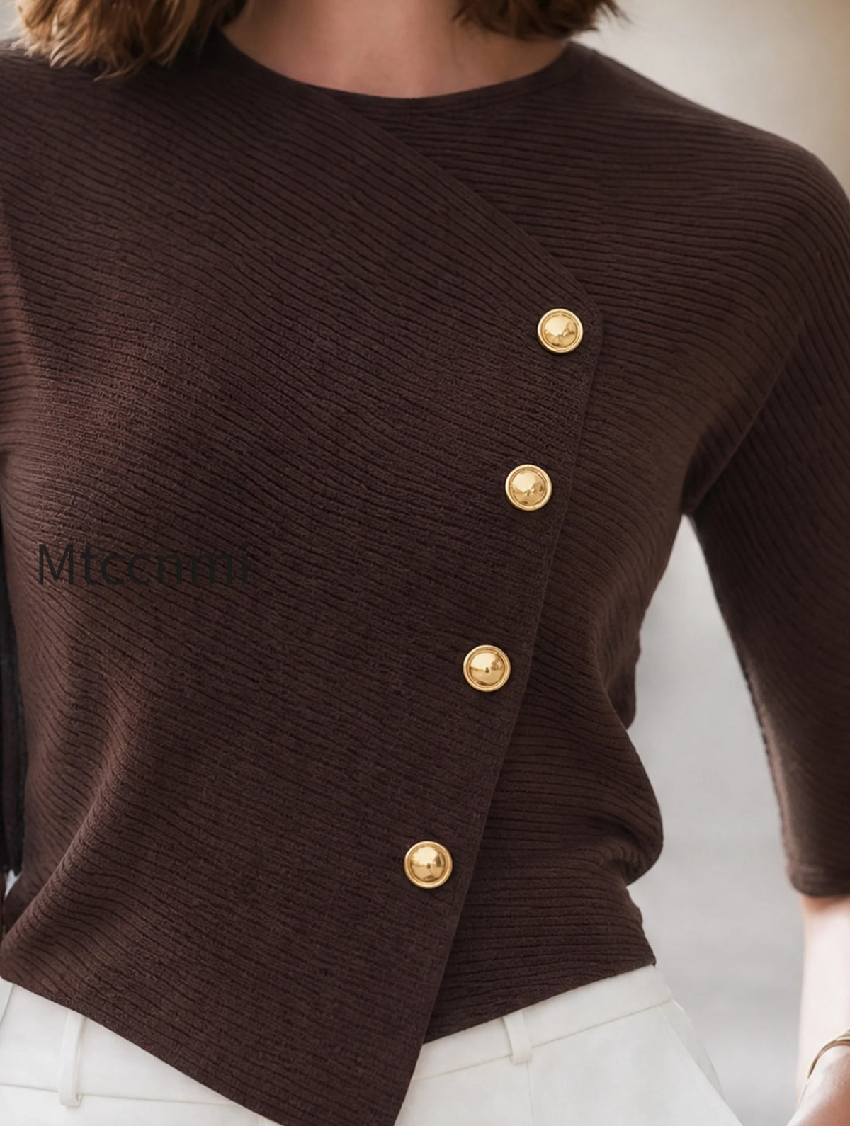 asymmetric-button-accent-ribbed-knit-top
