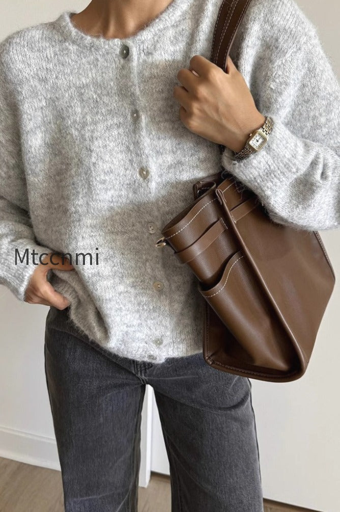 soft-wool-shell-button-cardigan
