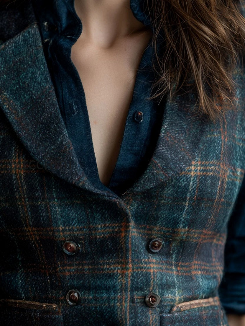 retro-lapel-plaid-wool-vest