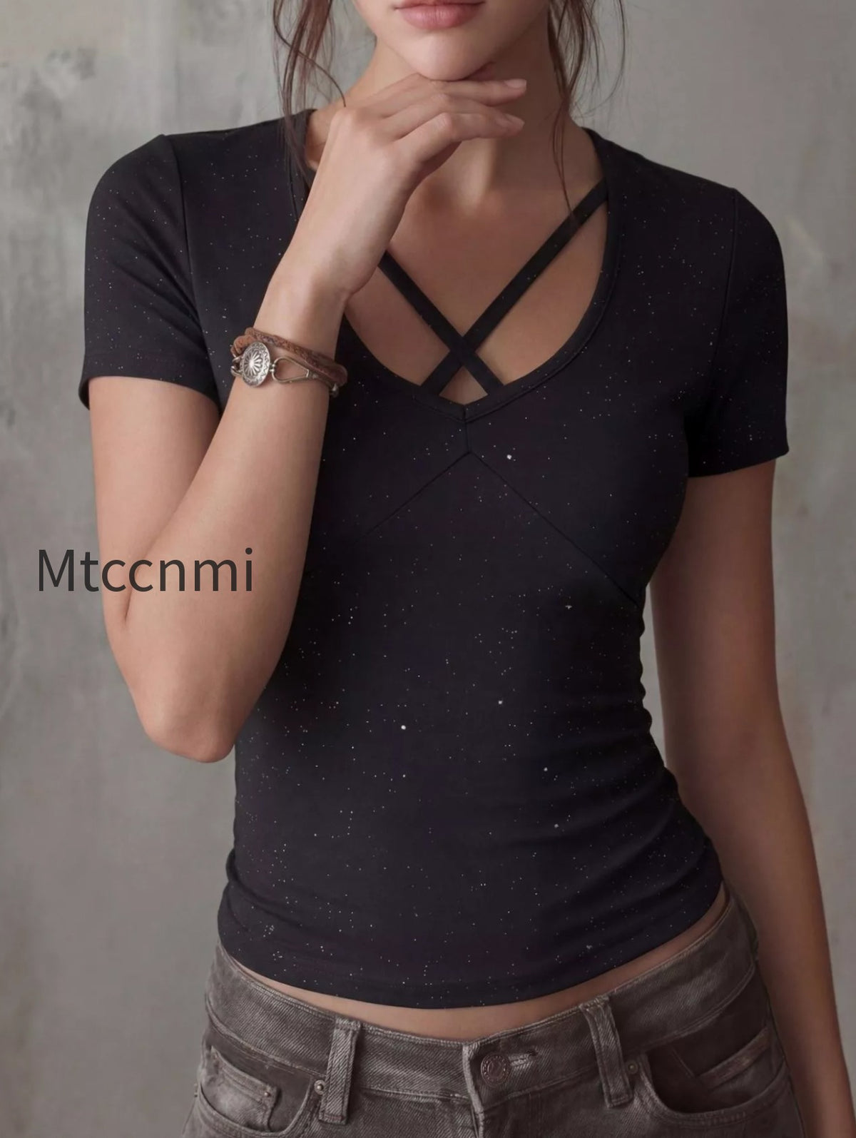 crossover-short-sleeve-fitted-t-shirt